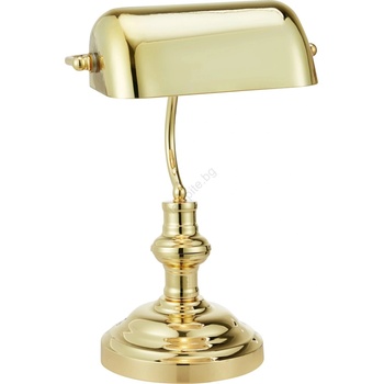 Markslöjd 108977 - Настолна лампа BANKERS 1xE14/40W/230V златна (ML1534)