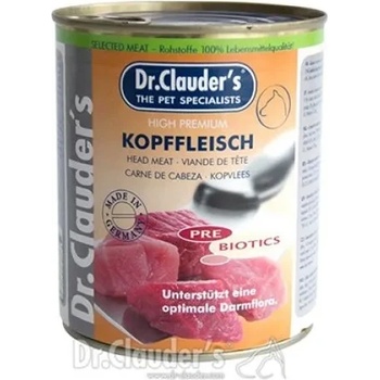 Dr.Clauder's Selected Meat Kopffleisch/Pre Biotics/ - месо от говежди глави консервирана храна за подрастващи кучета, 800 гр