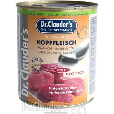 Dr.Clauder's Selected Meat Kopffleisch/Pre Biotics/ - месо от говежди глави консервирана храна за подрастващи кучета, 800 гр