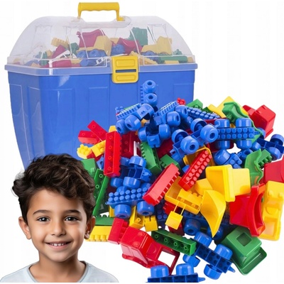 HEMAR Velký kufr s barevnými bloky K2