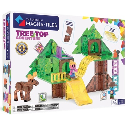 MAGNA-TILES Magnetická stavebnica Treetop Adventure 42 ks