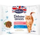 Butcher's Cat Delic.Dinners losos / pstruh 4 x 100 g