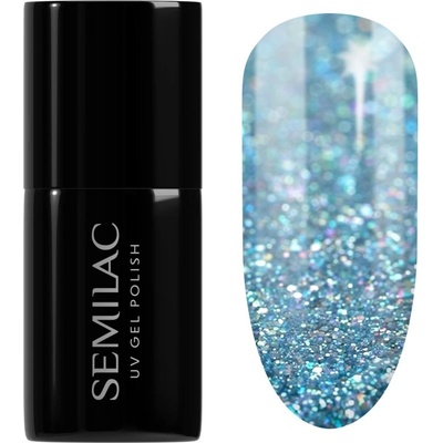 Semilac UV Hybrid Winter Collection gelový lak na nehty s použitím UV/LED lampy odstín 610 Frosty Christmas 7 ml