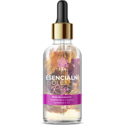 LeFleur Růže s okvětními lístky 100% přírodní esenciální olej 30 ml