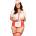 Sexy Elephant® Прекрасен костюм Lovely Nurse с голям размер, XL-XXL