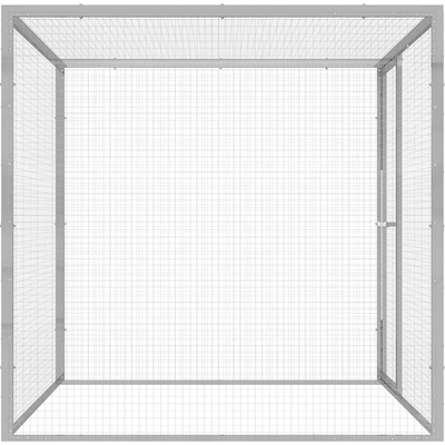 Petromila vidaXL Klietka pre mačky 1,5x1,5x1,5 m