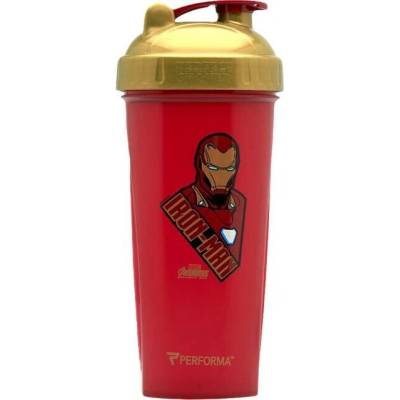 PerfectShaker Shaker Hero Marvel Collection "IRON MAN" 800 ml, červená