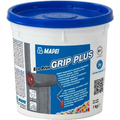 MAPEI Eco Prim Grip Plus víceúčelový adhezní můstek na stěny a podlahy 1 kg Šedá
