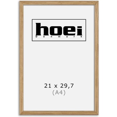 hoei Massивна рамка от дъб за снимки и плакати е 21 x 29, 7 cm (A4) (802000021029)