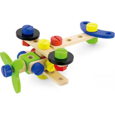 Alltoys dřevěné letadlo 48 ks