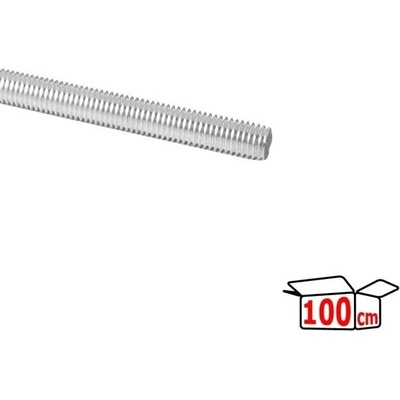 KP Závitová oceľová tyč M14, dĺžka 100 cm, galvanicky pozinkováno, pre zábradlie, schodisko a brány DIN-975-M14-Zn