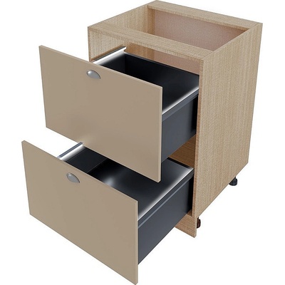 ИРИМ Долен кухненски шкаф с две чекмеджета МФ-Капучино мат-11-72 60 см