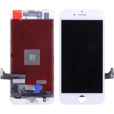 OEM iPhone 8 Plus (5,5") LCD displej s rámem a dotykem, bílý