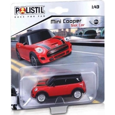 Polistil Mini Cooper слот кола 1: 43 Червен