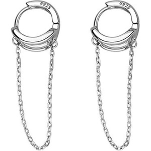 Silenti Jewelry Сребърни обеци "Взаимност