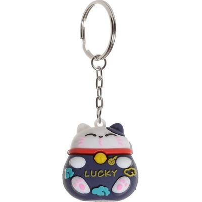 Přívěsek na klíče kočka Maneki Neko