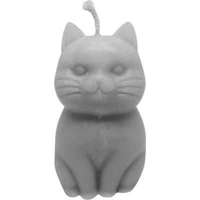 Svíčkománie3D Kočka 92 g šedá