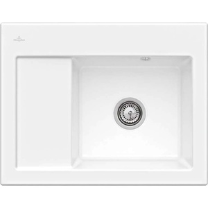 Villeroy & Boch Subway 45 - Керамична мивка 65x51 см, CeramicPlus, алпийско бяло 331301R1 (331301R1) Мивка за вграждане