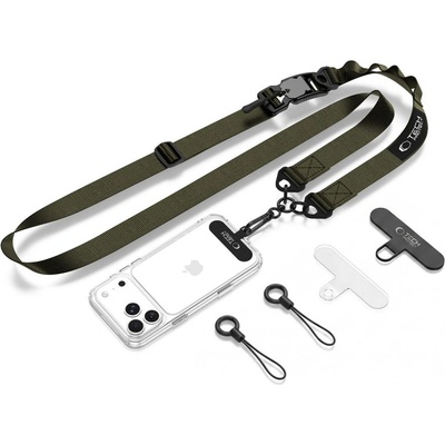 Tech-Protect c9s rope crossbody army green (5906302339679)