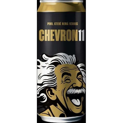 CHEVRON 11 Světlý ležák 11 4,7% M.pivovar Havl.Brod 0,5 l (plech)