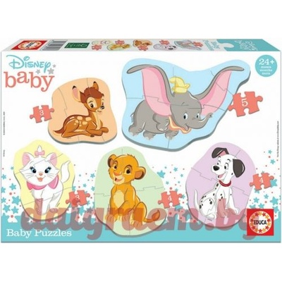 Educa Пъзел educa baby 18591 - 19 части - Дисни животни (edu18591)