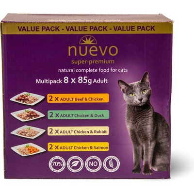 nuevo Mulipack паучове за котка 8*85gr