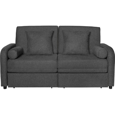 TEDIVA Диван с изтеглящ механизъм lotus, тъмносив (mmbol02nm-hev20719)