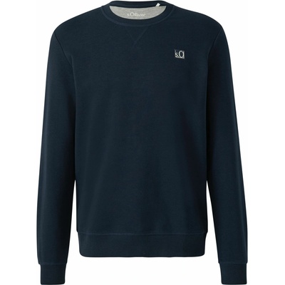 s.Oliver Sweatshirt Logo tmavo modrá