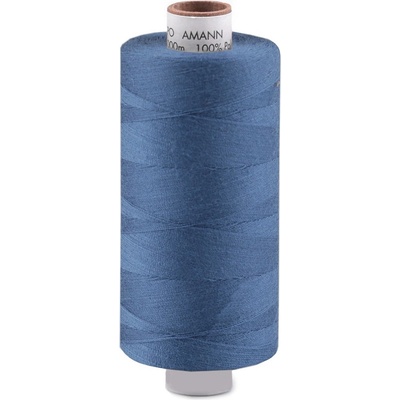 Polyesterové nitě návin 1000 m Aspo Amann, střední, 1316 modrá jeans