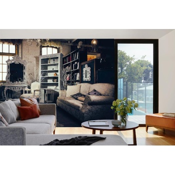 DIMEX ART s. r. o Самозалепваща се флизелинова фототапета винтидж интериор ii. 375 x 250 см