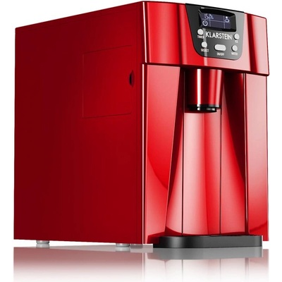 Klarstein Ice Volcano 2G уред за правене на кубчета лед, LED | 12кг. всеки 24h | 2l | 6-10 мин. червен (ICE4-Ice-Volcano-2GR) (ICE4-Ice-Volcano-2GR)