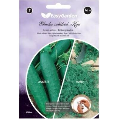 EASY GARDEN VÝSEVNÝ PÁSEK Okurka salátová JOGGER F1 Kopr OLIVER 2x2m