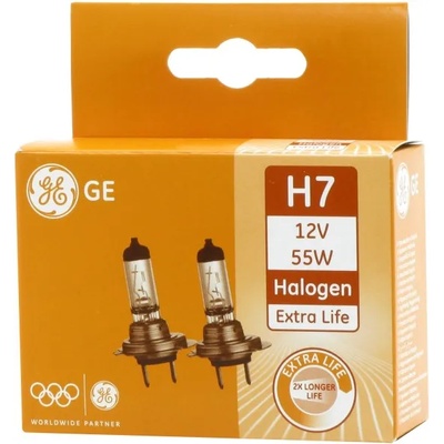 General Electric Крушки ge 58520dpu extra life h7 12v 55w