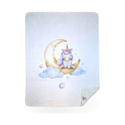 XKKO LUX Španielska detská deka Moon Unicorn