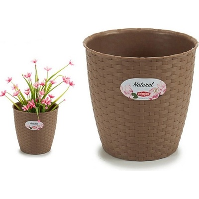 VETRO PLUS RATTAN 19 cm světle hnedý