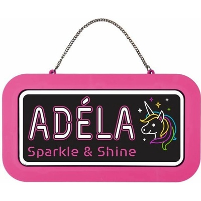 Neonová cedulka se jménem - Adéla