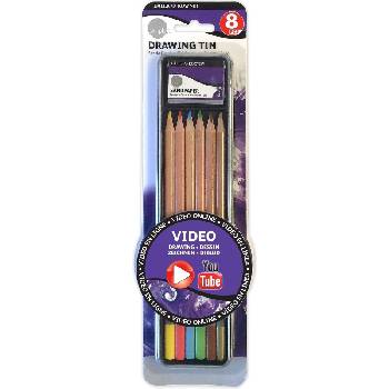 Daler-Rowney Simply Sketching Pencils Комплект цветни моливи 8 бр (644250008)