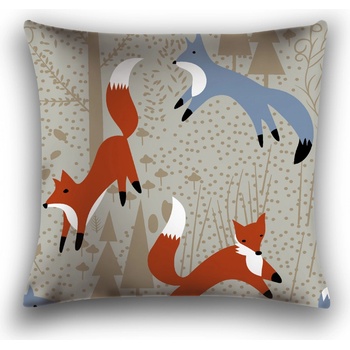 Textilomanie ČERVENÁ LÍŠKA hnedý 40 x 50 cm