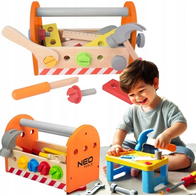 Neo Tools dřevěné nářadí pro děti