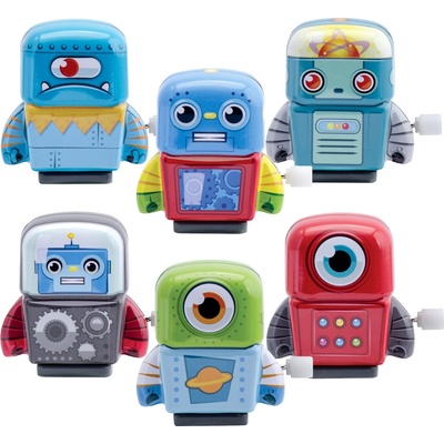 Bigjigs Toys Фигурка с механизъм за навиване Bigjigs - Мини роботи, асортимент (SYMTRA)