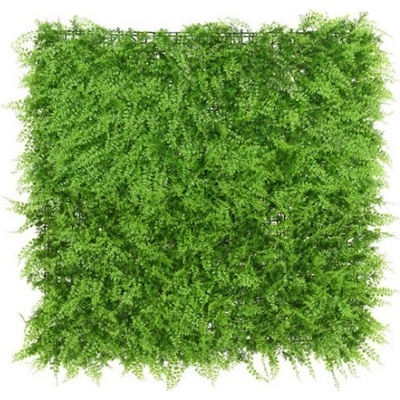 Umělý panel z kapradiny, zelený, rozměr 1 x 1 m