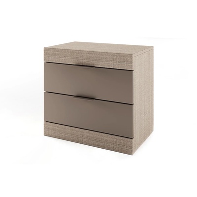 Bogdan Furniture I Нощно шкафче Mod 3074, Мока/Лате
