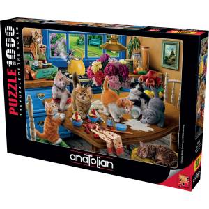 Anatolian Пъзел, Anatolian, Котенца в кухнята, 1000 части (P1114)