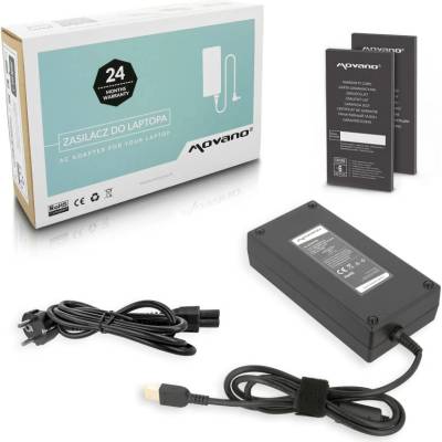 Movano Зарядно за лаптопи Lenovo, 230W / 20V / 11, 5A / правоъгълен конектор (ZZ/LEN20115Y)