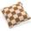 Fatboy Декоративна възглавница Teddy Chess 50 x 50 см кафяво-кремава (106706)