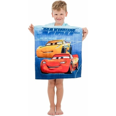 Jerry Fabrics Detské pončo Cars, 50 x 115 cm