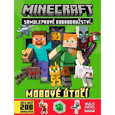 Minecraft samolepkové dobrodružství mobové útočí!