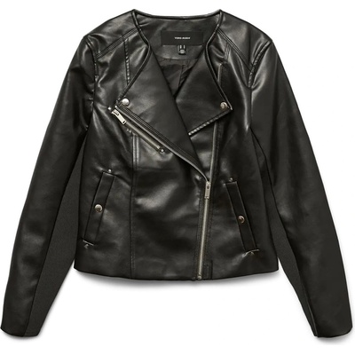 Vero Moda Яке Vero Moda Riley Faux Leather Jacket - Black