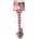 Flamingo Jim Pull Rope - въже с тенис топка, розова S