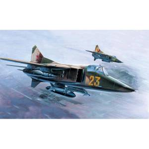 Academy Комплект модел самолет 12455 - m-27 flogger-d (1: 72)
